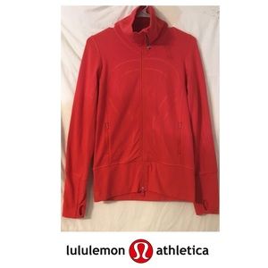 Lululemon Swiftly Full Zip High Neck Red Jacket 4